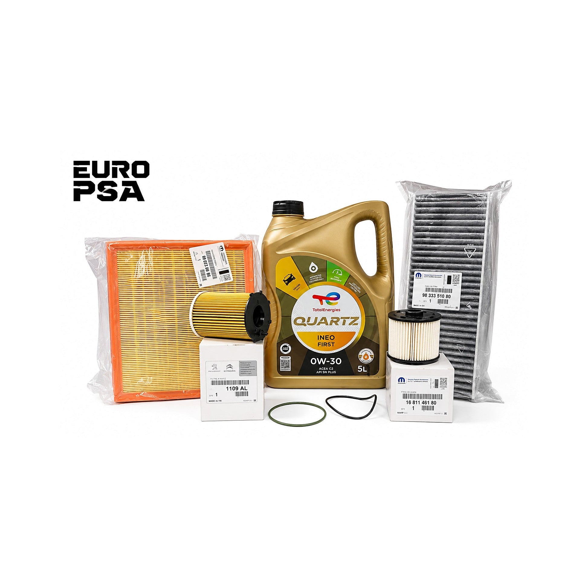 Kit Filtros Y Aceite Citroen C3 1.6 Bluehdi 2016-2019