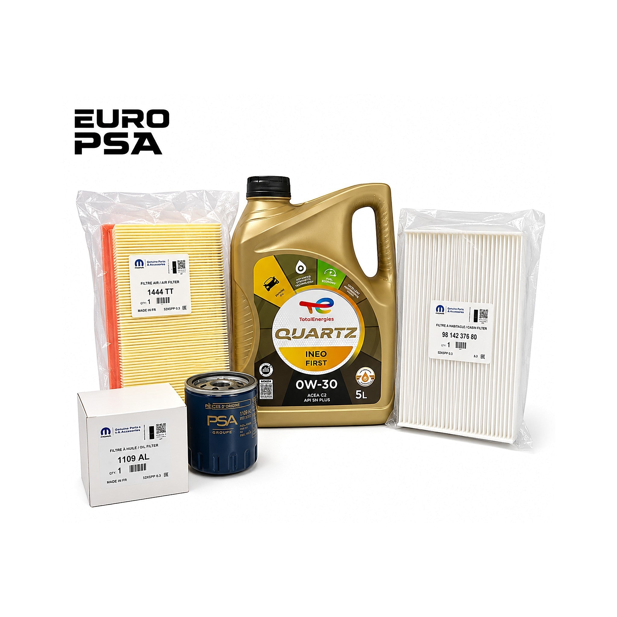 Kit Filtros Y Aceite Citroen C-elisee 1.2 Vti Eb2