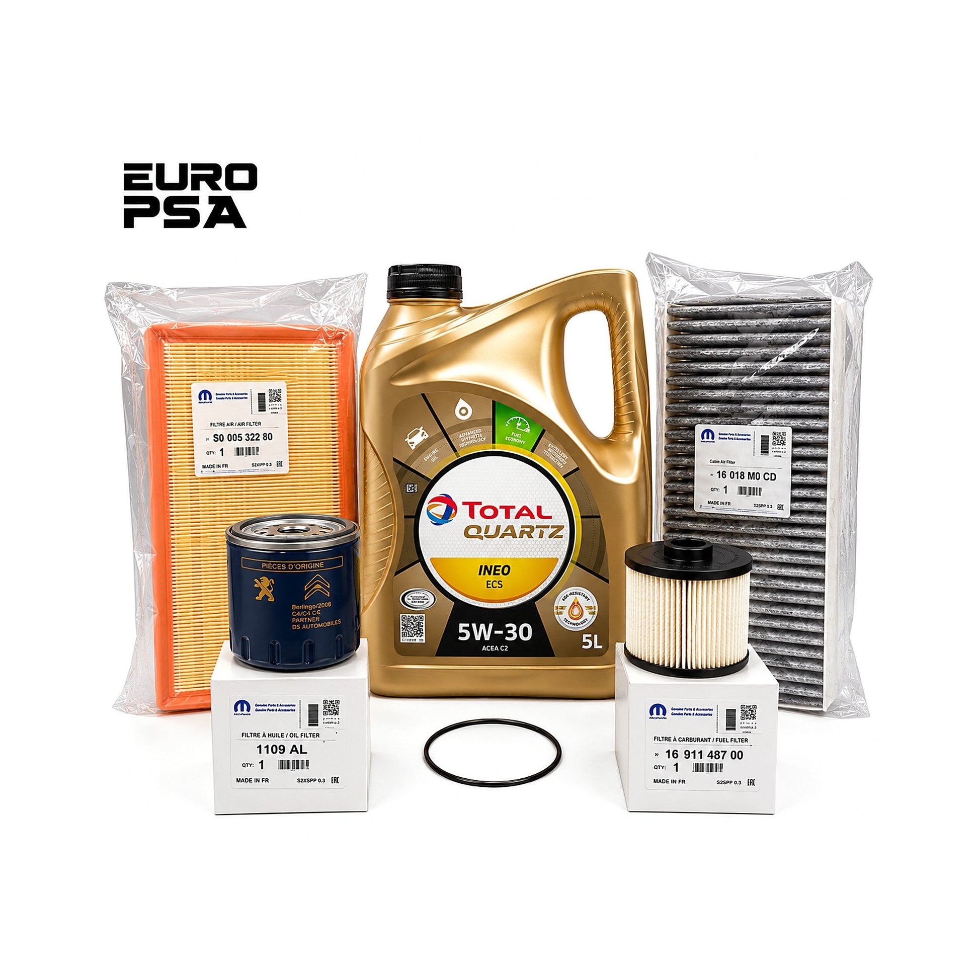 Kit Filtros Y Aceite Peugeot 308 T9 Gt Line 2.0 Bluehdi