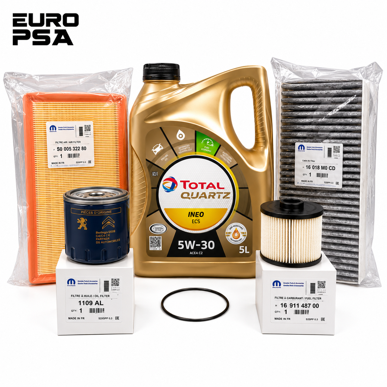 Kit Filtros Y Aceite Peugeot 308 T9 Gt Line 2.0 Bluehdi