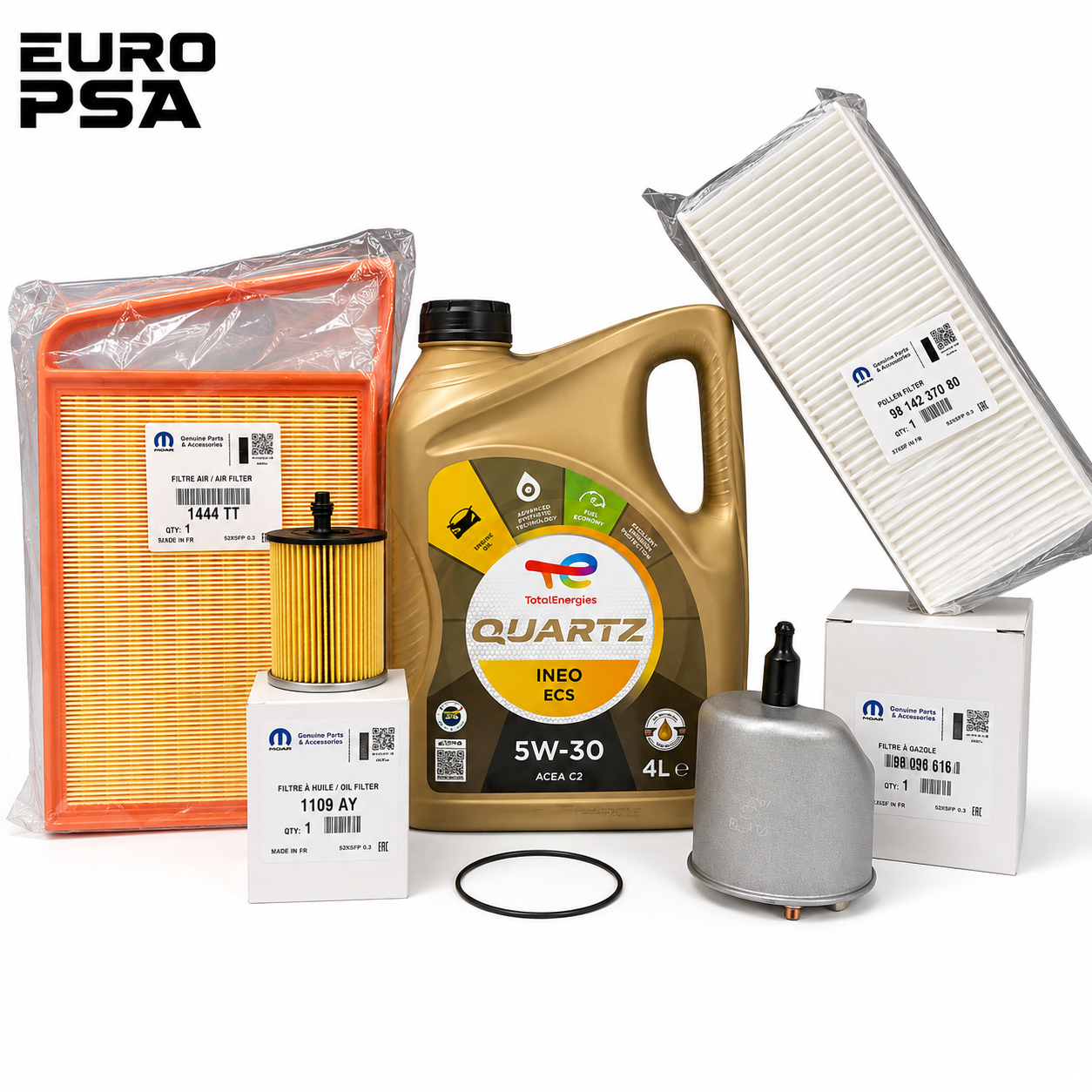 Kit Filtros Y Aceite Peugeot Partner 1.6 Hdi 2013-2023 Euro5