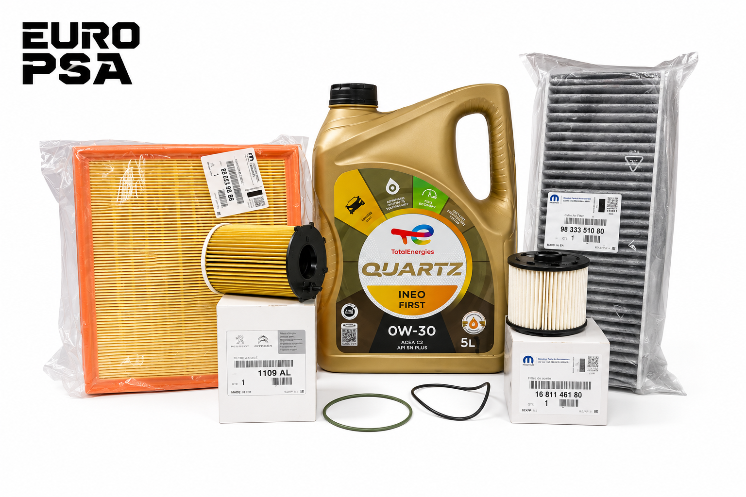 Kit Filtros Y Aceite Peugeot 3008 5008 Rifter 1.6 Bluehdi